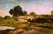 Charles Francois Daubigny The Flood Gate at Optevoz oil painting picture wholesale